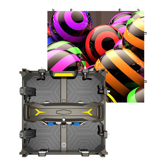 LDR Series Litšenyehelo tse Atlehang tsa K'homphieutha ea kahare e kenang ka Screen 500x500mm Die Casting Aluminium Hire Panel E nang le Lebone la LED le LED Module Ts'ireletso