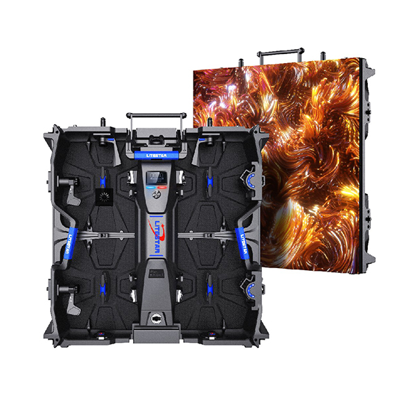 LSR Series Khokahano ea kahare ea Rental LED Khabinete e nang le Module oa Pele oa Tlhokomelo ea Module Ts'ehetso ea Concave le Convex Shape LED Video Wall bakeng sa ho Hira Pontšo ea LED